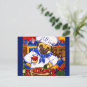 Carte Postale Chef Pug (Debout devant)