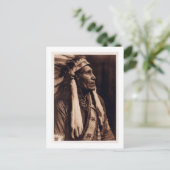 Carte Postale Chef Raven Blanket - Nez Perce - Vintage (Debout devant)