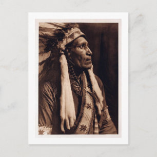 Carte Postale Chef Raven Blanket - Nez Perce - Vintage