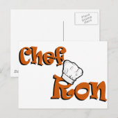 Carte Postale Chef Ron (Devant / Derrière)