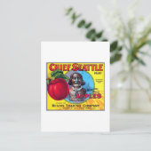 Carte Postale Chef Seattle Apples (Debout devant)