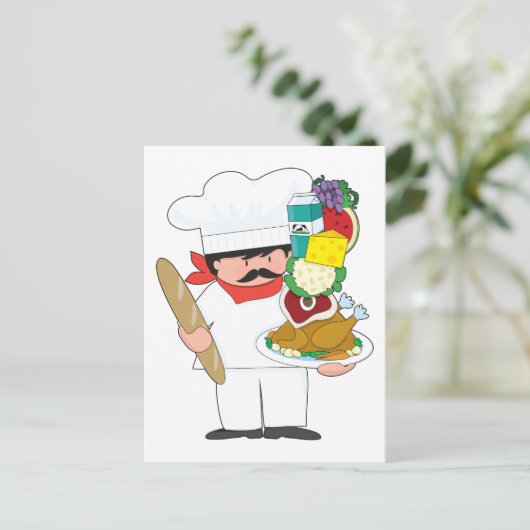 Carte Postale Chef Stack (Debout devant)