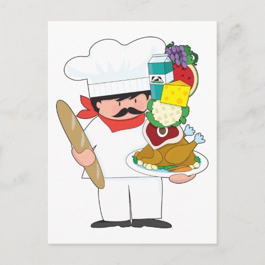 Carte Postale Chef Stack (Devant)