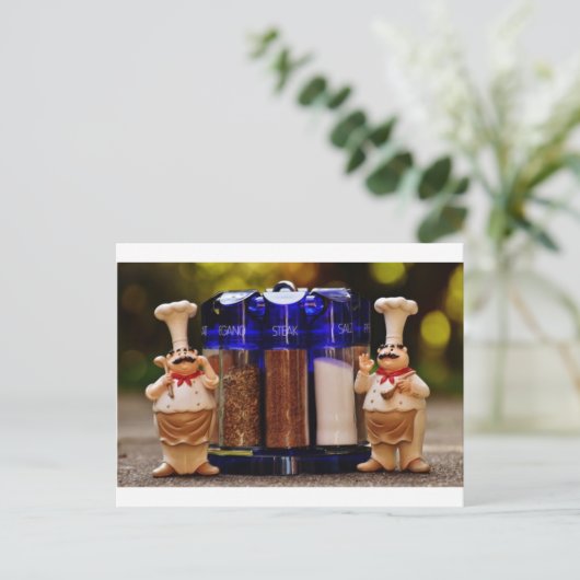 Carte Postale Chef stand (Debout devant)