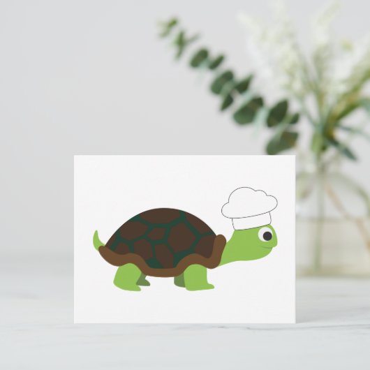 Carte Postale Chef Turtle (Debout devant)