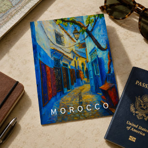 Carte Postale Chefchaouen la Médina colorée bleue Maroc