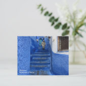 Carte Postale Chefchaouen - la ville bleue du Maroc (Debout devant)