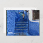 Carte Postale Chefchaouen - la ville bleue du Maroc (Devant / Derrière)