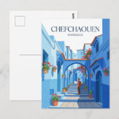 Carte Postale Chefchaouen Maroc (Devant / Derrière)