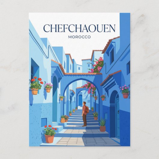 Carte Postale Chefchaouen Maroc (Devant)