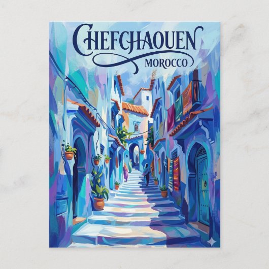 Carte Postale Chefchaouen Maroc (Devant)