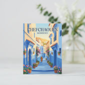 Carte Postale Chefchaouen, Maroc Maroc (Debout devant)