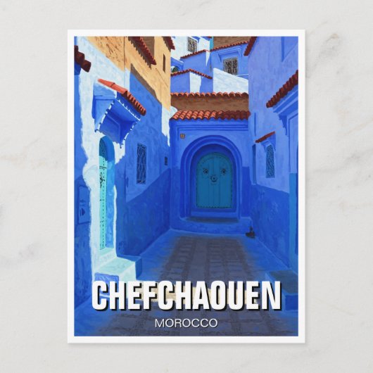 Carte Postale Chefchaouen Maroc Voyage (Devant)