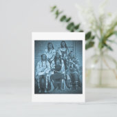 Carte Postale Chefs indiens Crow 1879 (Debout devant)