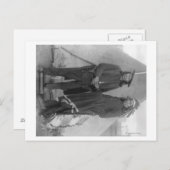 Carte Postale Chefs Oglala "Nuage rouge" et "Cheval américain" (Devant / Derrière)