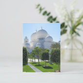 Carte Postale Cheik Zayed Grand Mosque couvre d'un dôme 1 (Debout devant)