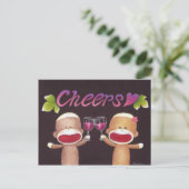 Carte postale Chek Sock Monkeys (Debout devant)