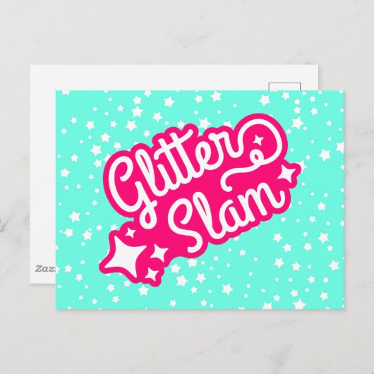 Carte Postale Chelem parties scintillant (Devant / Derrière)