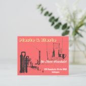 Carte Postale Chemiedesign DDR (Debout devant)