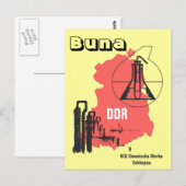 Carte Postale Chemiereklamedesign DDR (Devant / Derrière)