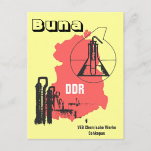 Carte Postale Chemiereklamedesign DDR