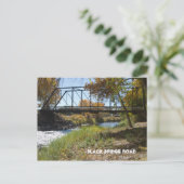Carte Postale Chemin Black Bridge, Paonia, CO (Debout devant)