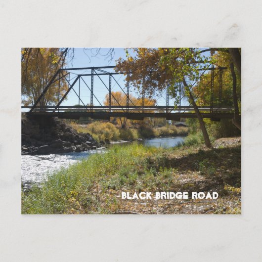 Carte Postale Chemin Black Bridge, Paonia, CO (Devant)