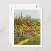 Carte Postale Chemin d'accès aux herbes et aux fleurs (Devant / Derrière)