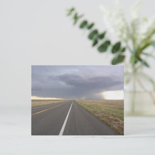 Carte Postale Chemin dans la tempête (Debout devant)