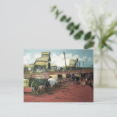 Carte Postale Chemin de fer (Debout devant)