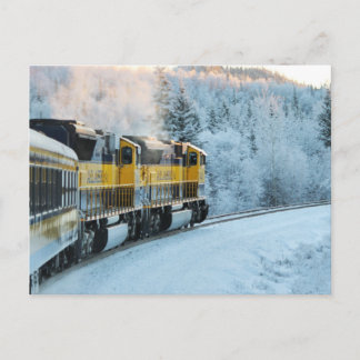 Carte Postale Chemin de fer Alaska