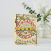 Carte Postale Chemin de fer Caledonian. Visites en Ecosse. (Debout devant)