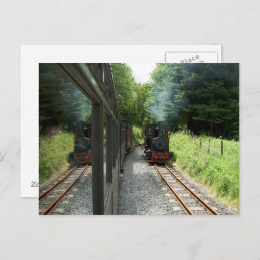 Carte Postale Chemin de fer de Brecon (Devant / Derrière)