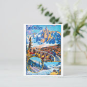 Carte Postale Chemin de fer de Montevers, France, train au-dessu (Debout devant)