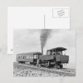 Carte Postale Chemin de fer de Pikes Peak, 1900 (Devant / Derrière)