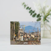 Carte Postale Chemin de fer japonais (Debout devant)