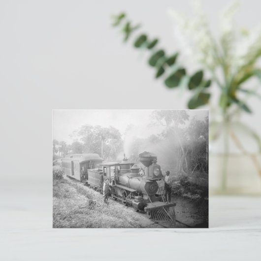 Carte Postale Chemin de fer Jupiter et Lake Worth, 1897 (Debout devant)