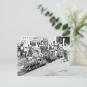 Carte Postale Chemin de fer miniature à Coney Island, 1905 (Debout devant)