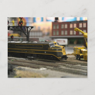 Carte Postale chemin de fer new haven dl-109