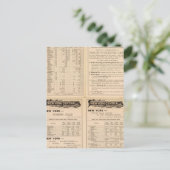 Carte Postale Chemin de fer New York Central et Hudson River 2 (Debout devant)