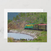Carte Postale Chemin de fer Pittoresque White Pass & Yukon (Devant / Derrière)