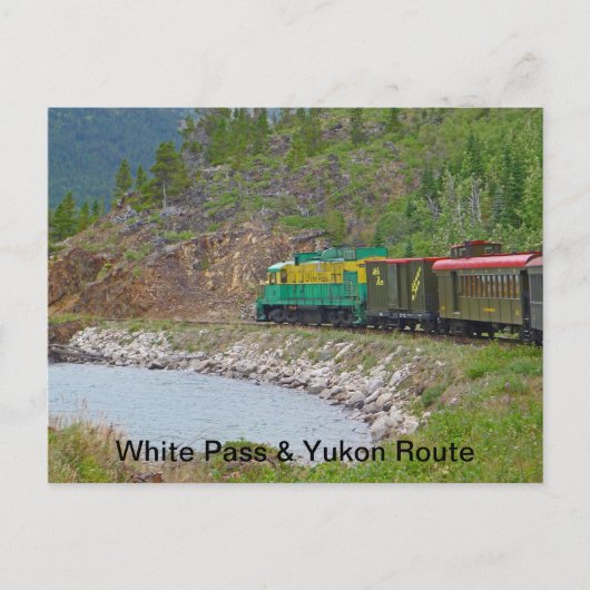 Carte Postale Chemin de fer Pittoresque White Pass & Yukon (Devant)