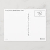 Carte Postale Chemin de fer pour enfants, Budapest (Dos)