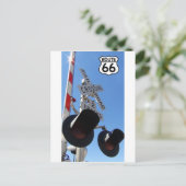 Carte Postale chemin de fer Route 66 Bouclier (Debout devant)