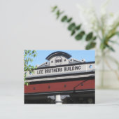 Carte Postale Chemin de fer Santa Rosa carré, CA (Debout devant)