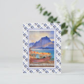 Carte Postale Chemin de fer vintage Luzern Vierwaldstattersee (Debout devant)