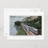 Carte Postale Chemin de fer Vista Dome Twin Zephers (Devant / Derrière)