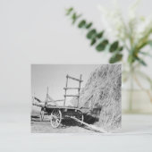 Carte Postale Chemin de foin et wagon - 1939. (Debout devant)