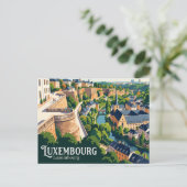 Carte Postale Chemin de la Corniche Luxembourg (Debout devant)