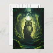 Carte Postale Chemin de la forêt de Owls (Devant / Derrière)